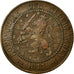 Moneta, Holandia, William III, 2-1/2 Cent, 1877, AU(50-53), Bronze, KM:108.1
