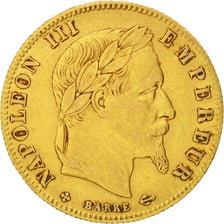 France, Napoleon III, 5 Francs, 1864, Strasbourg, EF(40-45), KM 803.2