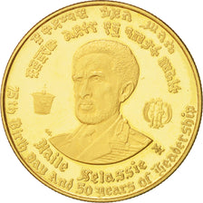 Ethiopia, Haile Selassie, 20 Dollars, 1966, MS(63), Gold, KM:39
