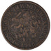NETHERLANDS, 2-1/2 Cent, 1918, KM #150, EF(40-45), Bronze, 23.4, 4.03