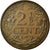 Moneta, Holandia, Wilhelmina I, 2-1/2 Cent, 1929, AU(55-58), Bronze, KM:150