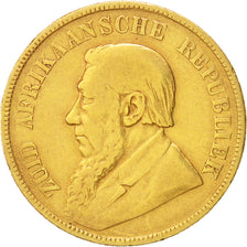 South Africa, Pond, Een, 1898, VF(30-35), Gold, KM:10.2