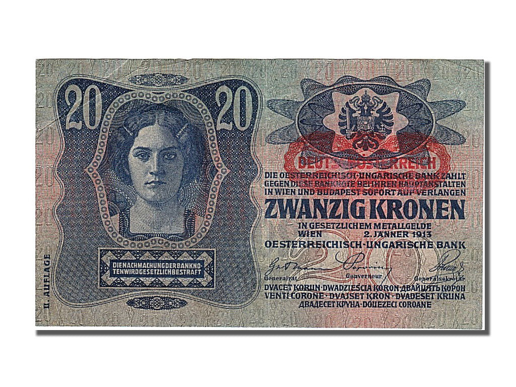 Hongrie, 20 Korona type 1920