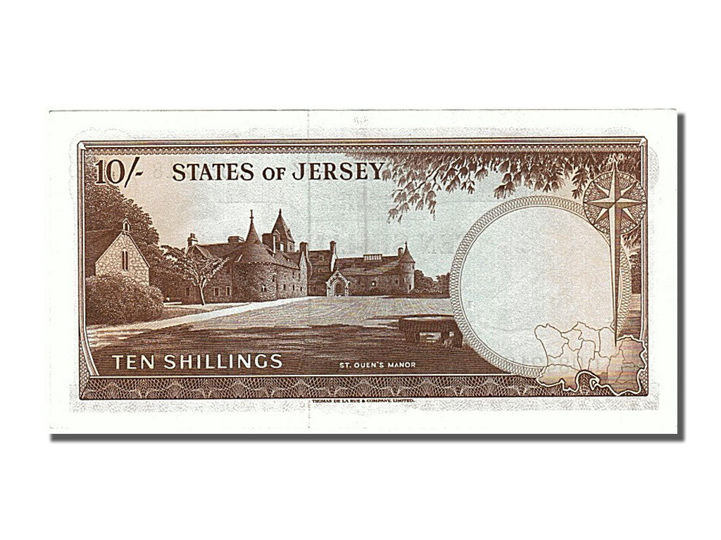 Banknot, Jersey, 10 Shillings, 1963, UNC(63)