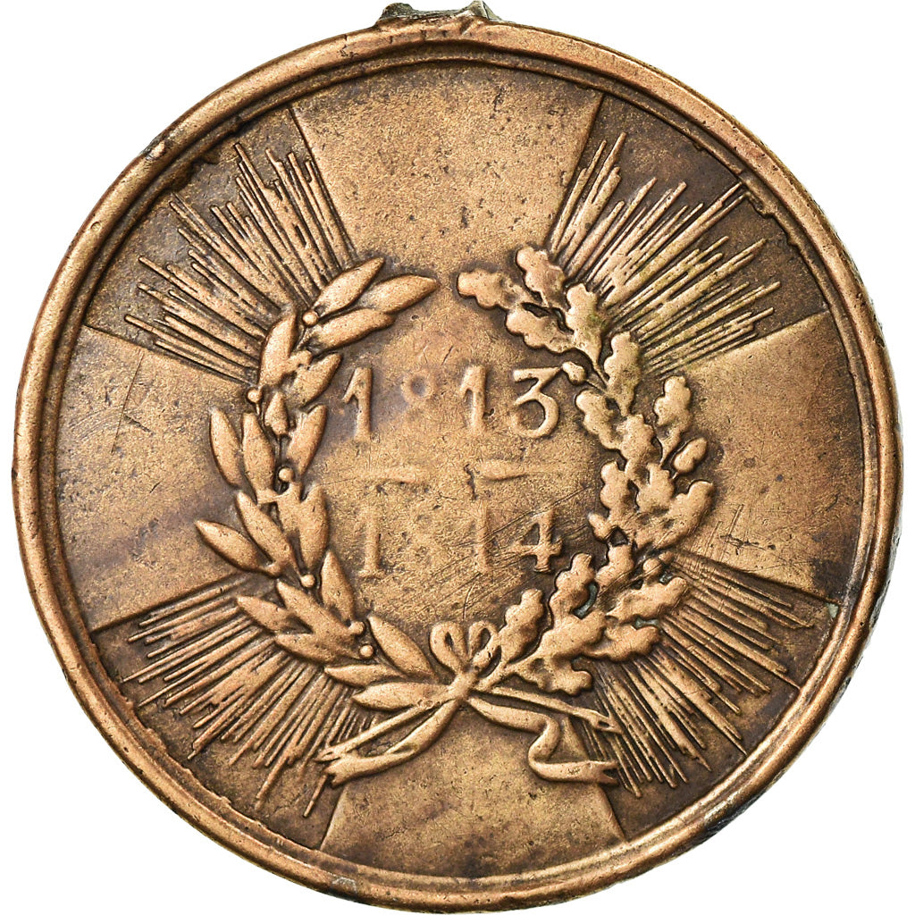 Allemagne, Prusse, Campagne contre Napoléon Ier, Médaille, 1813-1814, Très