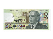 Morocco, 50 Dirhams, 1987, KM #61a, UNC(60-62)