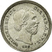 Coin, Netherlands, William III, 5 Cents, 1859, MS(60-62), Silver, KM:91