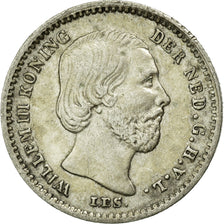 Coin, Netherlands, William III, 5 Cents, 1862, EF(40-45), Silver, KM:91