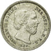 Coin, Netherlands, William III, 5 Cents, 1862, EF(40-45), Silver, KM:91