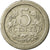 Coin, Netherlands, Wilhelmina I, 5 Cents, 1909, AU(55-58), Copper-nickel, KM:137