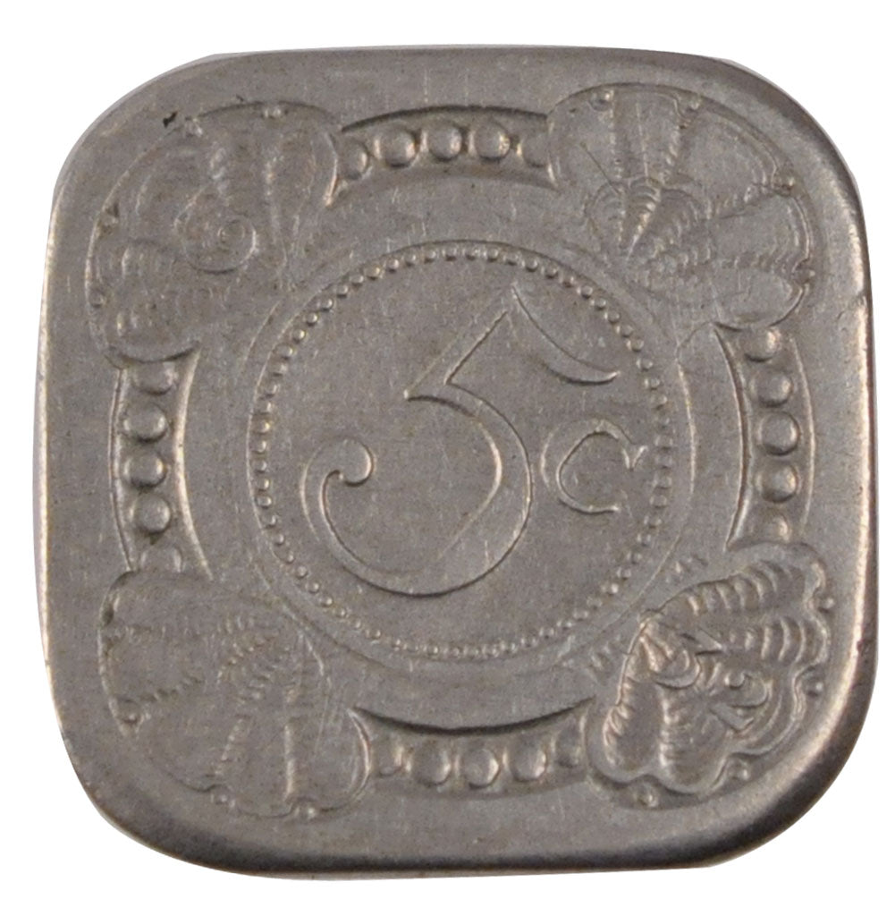 NETHERLANDS, 5 Cents, 1932, KM #153, AU(50-53), Copper-Nickel, 21.3, 4.48