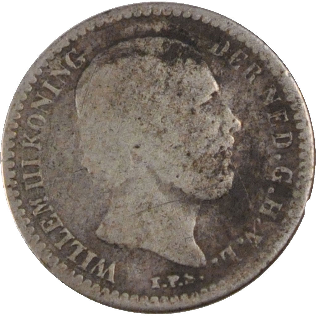 Coin, Netherlands, William III, 10 Cents, 1885, VF(20-25), Silver, KM:80
