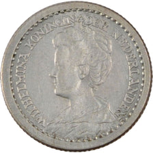 NETHERLANDS, 10 Cents, 1910, KM #145, AU(55-58), Silver, 15, 1.40