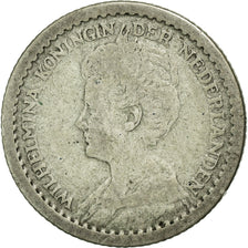 Coin, Netherlands, Wilhelmina I, 10 Cents, 1916, VF(20-25), Silver, KM:145