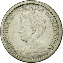 Coin, Netherlands, Wilhelmina I, 10 Cents, 1917, AU(55-58), Silver, KM:145