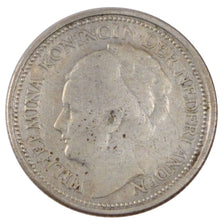 NETHERLANDS, 10 Cents, 1930, KM #163, VF(20-25), Silver, 15, 1.36