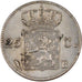 NETHERLANDS, 25 Cents, 1830, Brussels, KM #48, AU(55-58), Silver, 21, 4.23