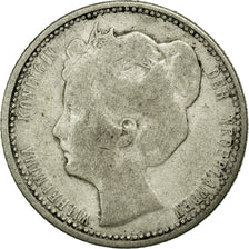 Coin, Netherlands, Wilhelmina I, 25 Cents, 1906, VF(20-25), Silver, KM:120.2