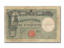 Italy, 50 Lire, 1943, KM #64, 1943-03-31, VF(30-35), R 18