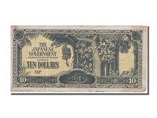 Malaya, 10 Dollars, 1942, KM #M7b, EF(40-45), MP