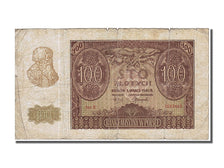 Poland, 100 Zlotych, 1940, KM #97, 1940-03-01, VF(20-25), E