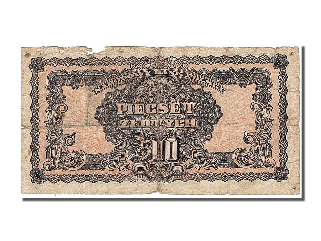 Pologne, 500 Zlotych type 1944