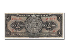 Banknote, Mexico, 1 Peso, 1954, 1954-02-10, EF(40-45)