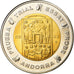 Andorra, Medal, 2 E, Essai-Trial, 2003, MS(65-70), Bi-Metallic