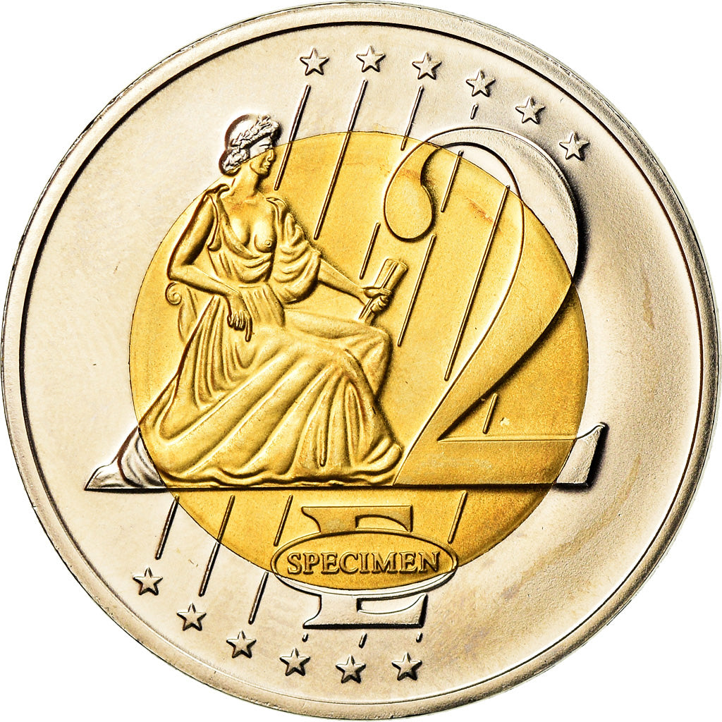 Andorra, Medal, 2 E, Essai-Trial, 2003, MS(65-70), Bi-Metallic