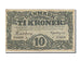 Billet, Danemark, 10 Kroner, 1948, TTB