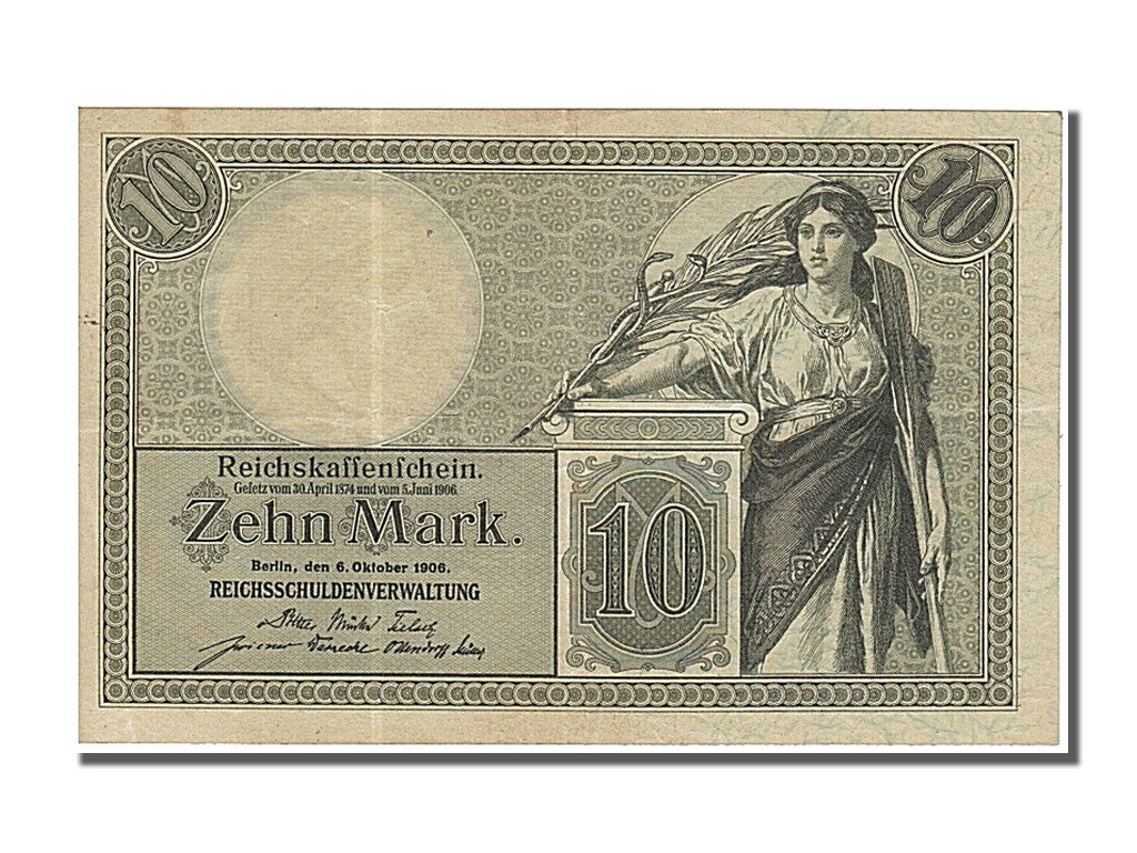 Germany, 10 Mark, 1906, KM #9b, 1906-10-06, UNC(60-62), K