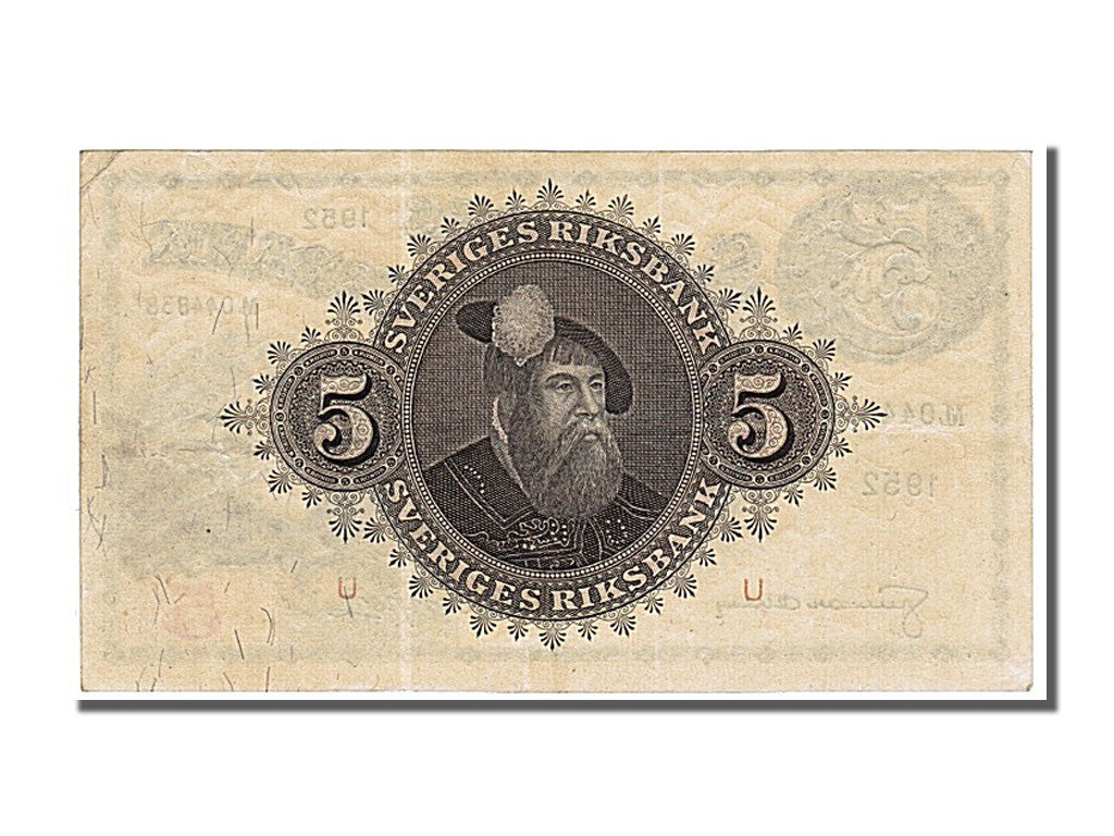 Sweden, 5 Kronor, 1952, KM #33ai, UNC(60-62), M