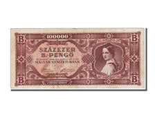 Hungary, 100,000 B.-Pengö, 1946, KM #133, 1946-06-03, EF(40-45)