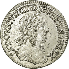 Coin, France, Louis XIII, 1/12 Écu, 2e poinçon de Warin, buste drapé et