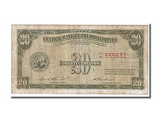 Philippines, 20 Centavos, 1949, KM #130b, EF(40-45), LR