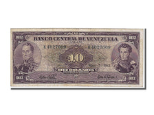 Venezuela, 10 Bolívares, 1963, KM #45a, 1963-05-07, EF(40-45), K