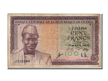 Guinea, 100 Francs, 1960, KM #13a, 1960-03-01, EF(40-45), J