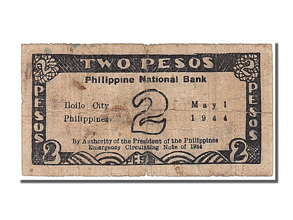 Philippines, 2 Pesos type 1944