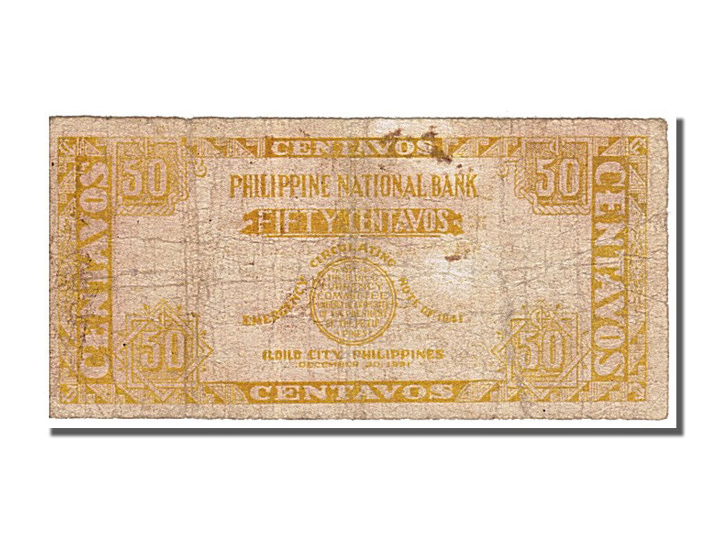 Philippines, 50 Centavos, 1941, KM #S304, EF(40-45), A