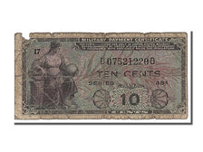 Etats-Unis, 10 Cents type Certificat de Paiement Militaire