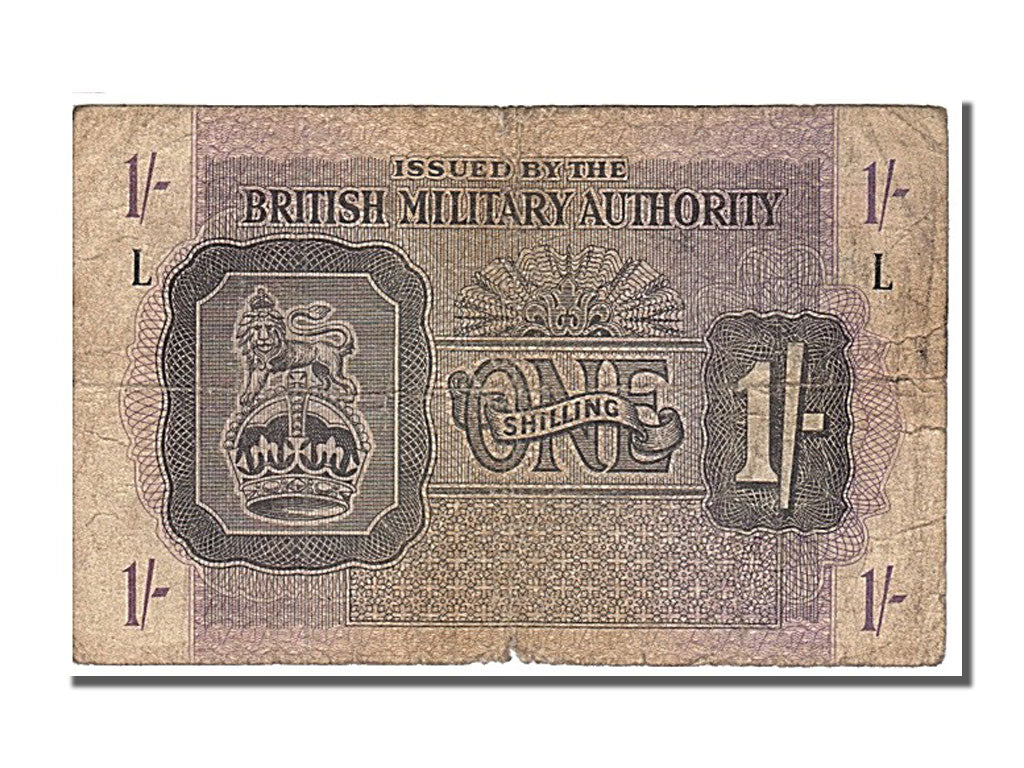 Great Britain, 1 Shilling, 1943, KM #M2, VF(20-25), L