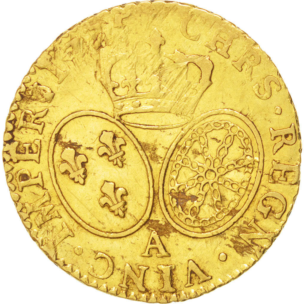 Coin, France, Louis XVI, Louis d'or au buste habillé, Louis d'Or, 1775, Paris