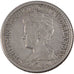 Moneta, Paesi Bassi, Wilhelmina I, 25 Cents, 1911, BB+, Argento, KM:146