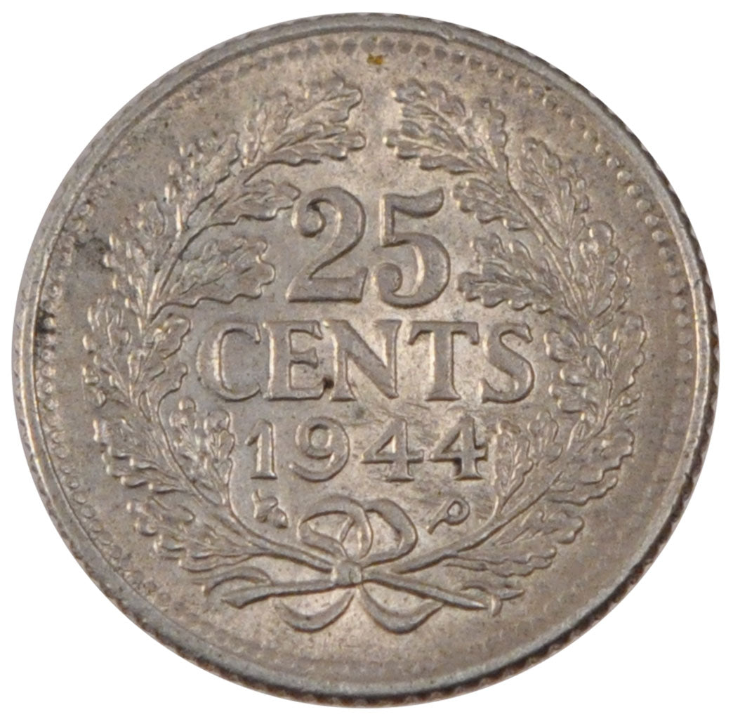 Pays-Bas, Wilhelmina, 25 Cents