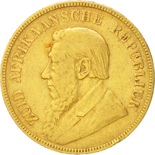 South Africa, Pond, Een, 1895, VF(30-35), Gold, KM:10.2