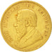South Africa, Pond, Een, 1895, VF(30-35), Gold, KM:10.2