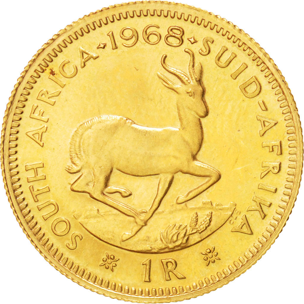 South Africa, Rand, 1968, MS(63), Gold, KM:63