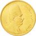 Egypt, Fuad I, 50 Piastres, 1923, British Royal Mint, AU(55-58), Gold, KM:340