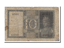 Italy, 10 Lire, 1939, KM #25c, VF(30-35), 0560