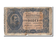 Italie, 10 Lire type Umberto I
